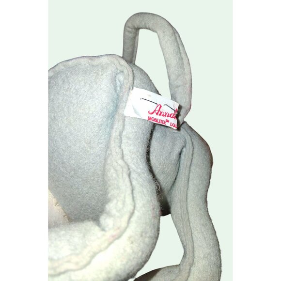 HUGE Vintage Annalee Christmas Santa & Mouse Plush Figurines 18" & 14" Handcraft - Picture 9 of 16